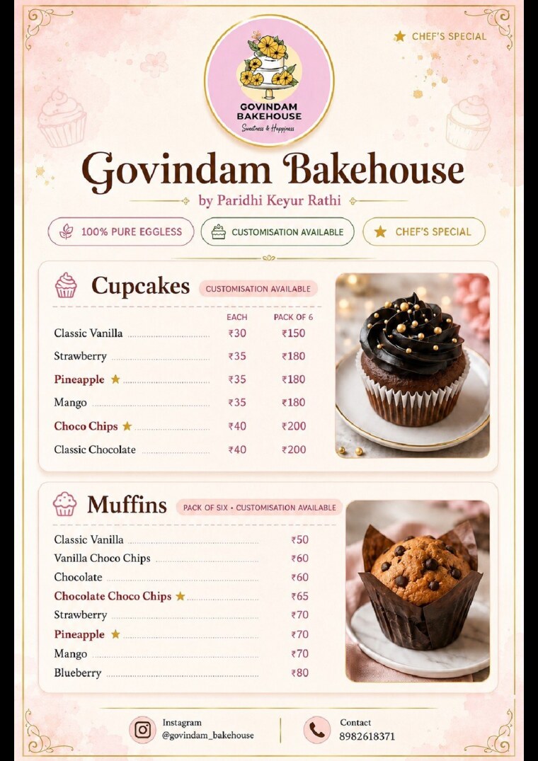 Menu page 1